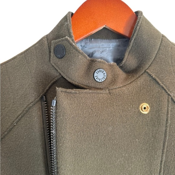 Zoltan & Voltaire Olive Green Moto Jacket - Picture 5 of 11
